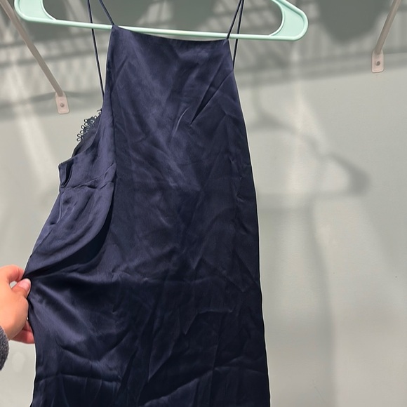 NWT Elegant navy Lace top - Picture 6 of 6